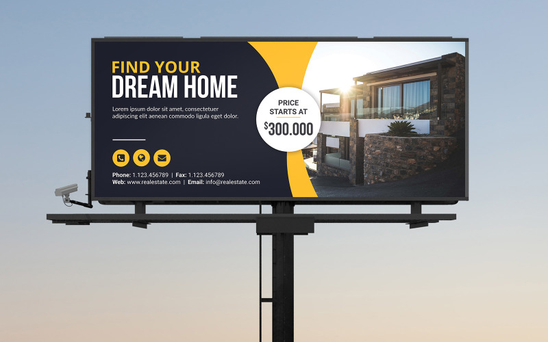 Dream Home Real Estate Billboard Corporate Identity