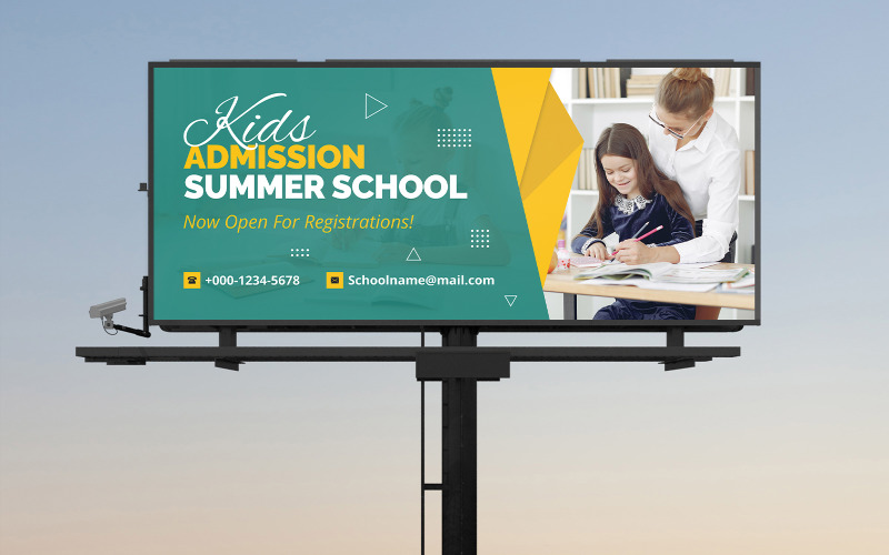 Kids School Billboard Templates Corporate Identity