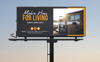 Minimalist Real Estate Billboard Templates