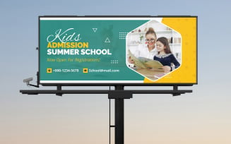 Modern School Billboard Templates
