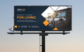 Perfect Home Real Estate Billboard Templates