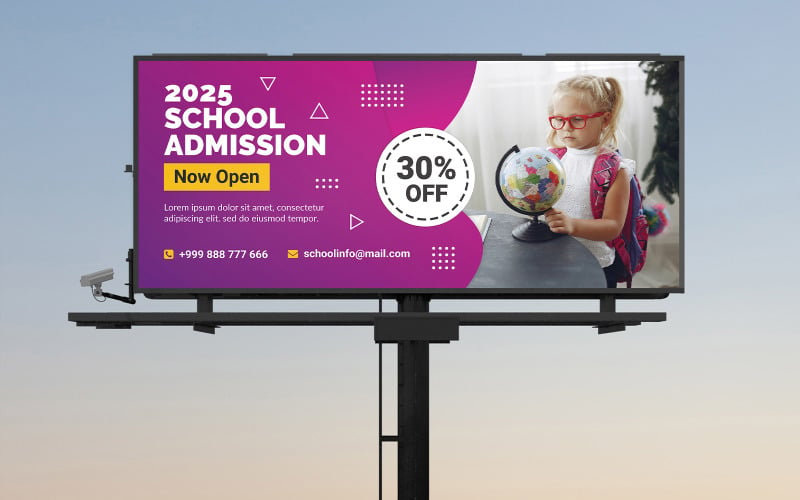 School Billboard Templates Corporate Identity
