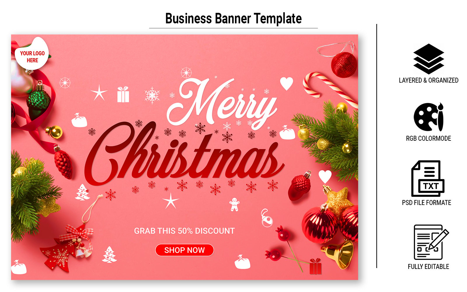 Kit Graphique #223698 Merry Noel Divers Modles Web - Logo template Preview