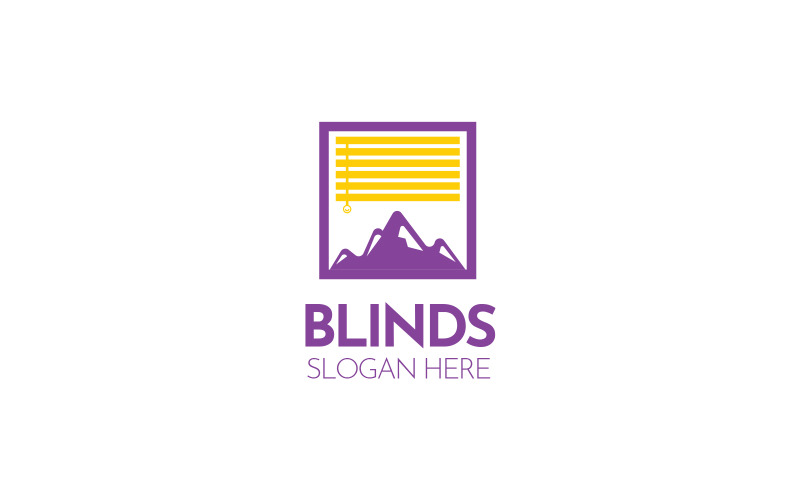 Blinds Logo Design Template Logo Template