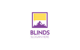 Blinds Logo Design Template