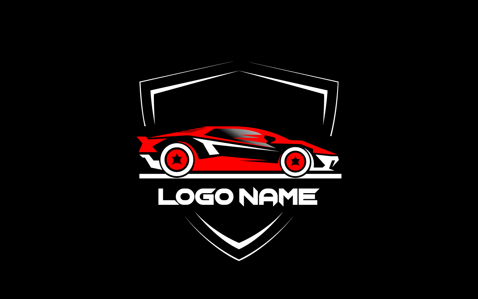 Creative Auto Mobile Logo Vector Graphic