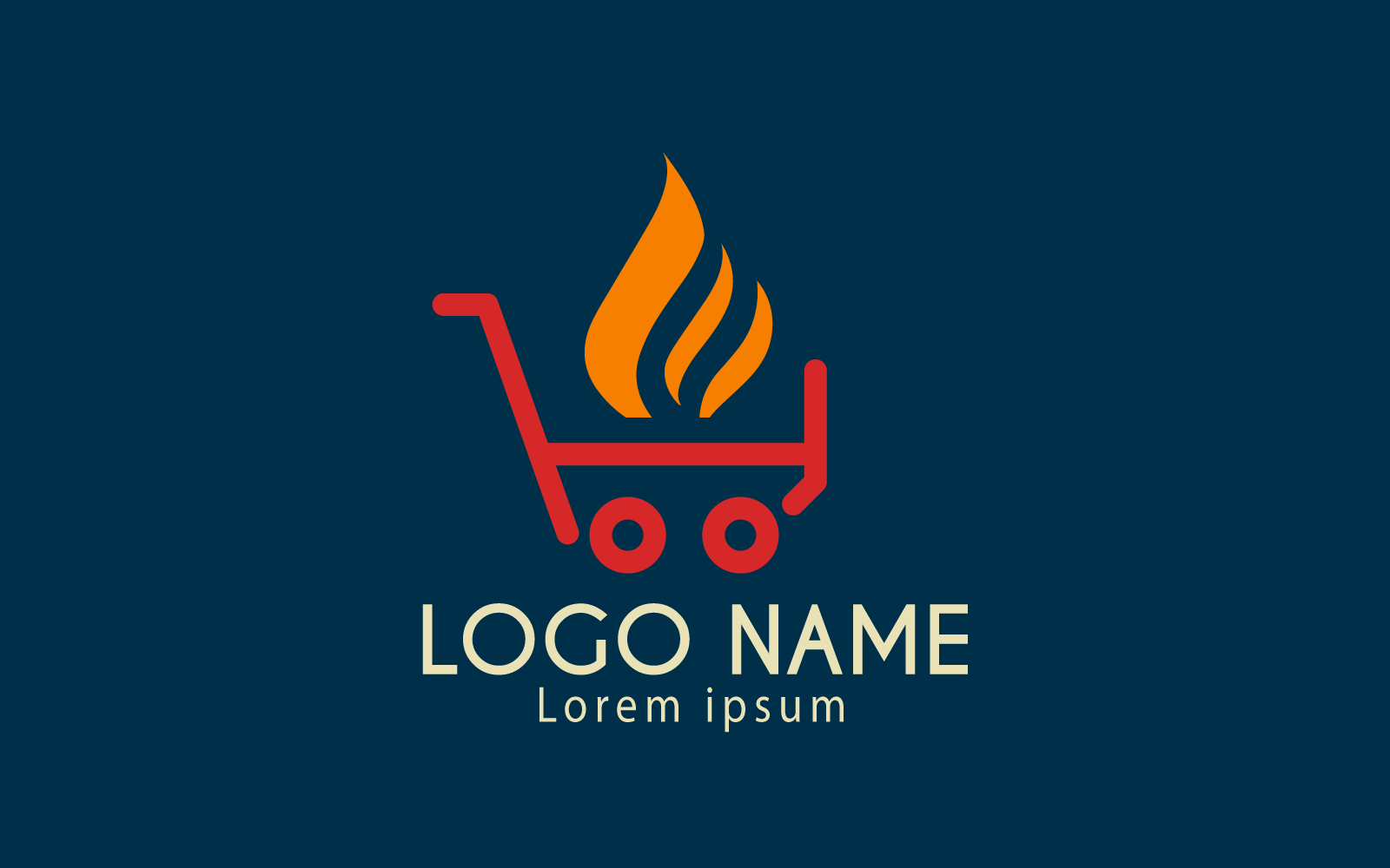 Unique And Creative Shopping Logo