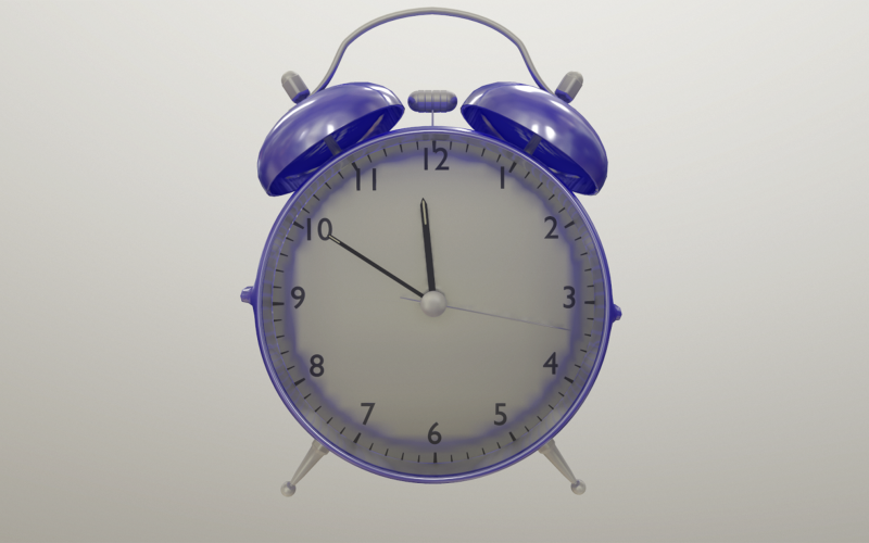 Alarm Clock Bedroom 3D Model