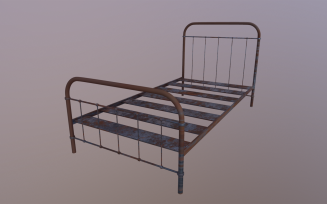 Bed An Household 3D Model