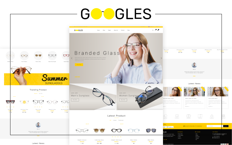 Oogles - Optical Multipurpose Woocommerce Theme WooCommerce Theme