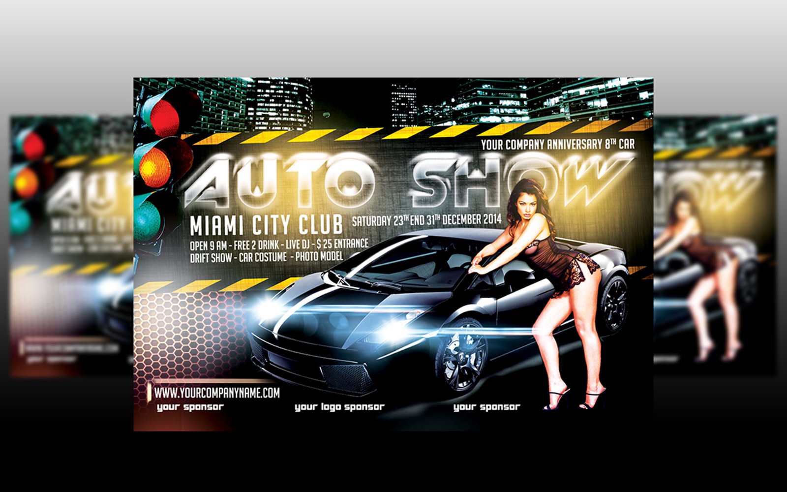 Template #223901 Car Auto Webdesign Template - Logo template Preview