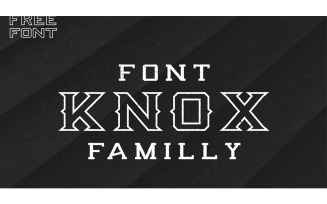Knox Family Font - Knox Family Font