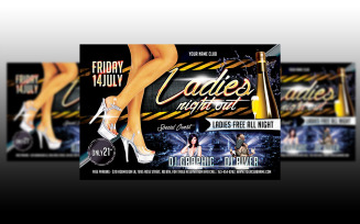 Ladies Nightout Party Flyer Template