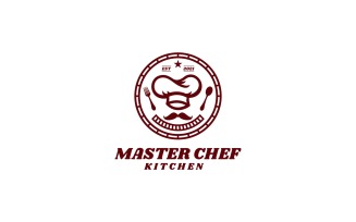 Master Chef Vintage Logo Style