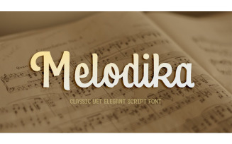 Melodika Font - Melodika Font