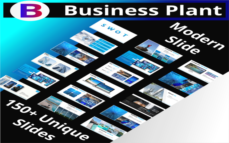 Business Plan B - Powerpoint Template PowerPoint Template