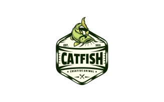 Catfish Vintage Logo Style