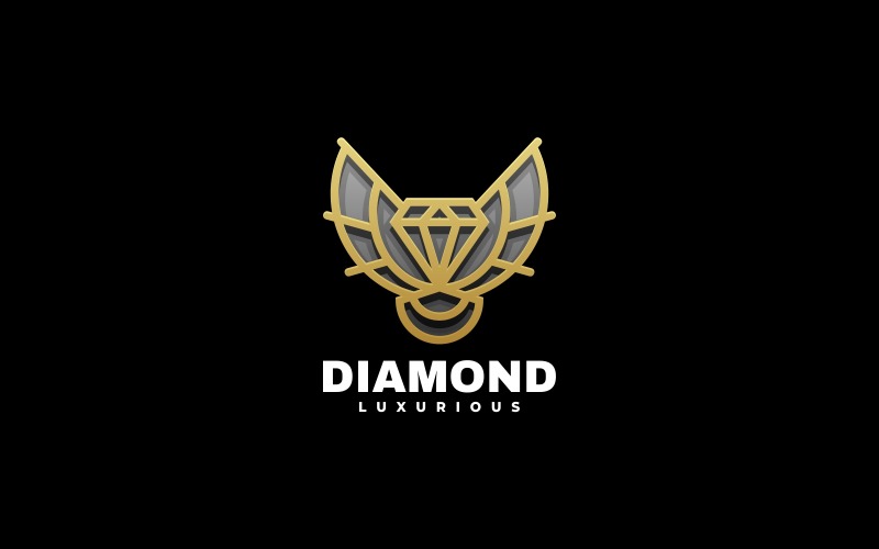 Diamond Line Luxury Logo Style Logo Template