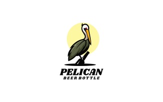 Pelican Mascot Logo Template