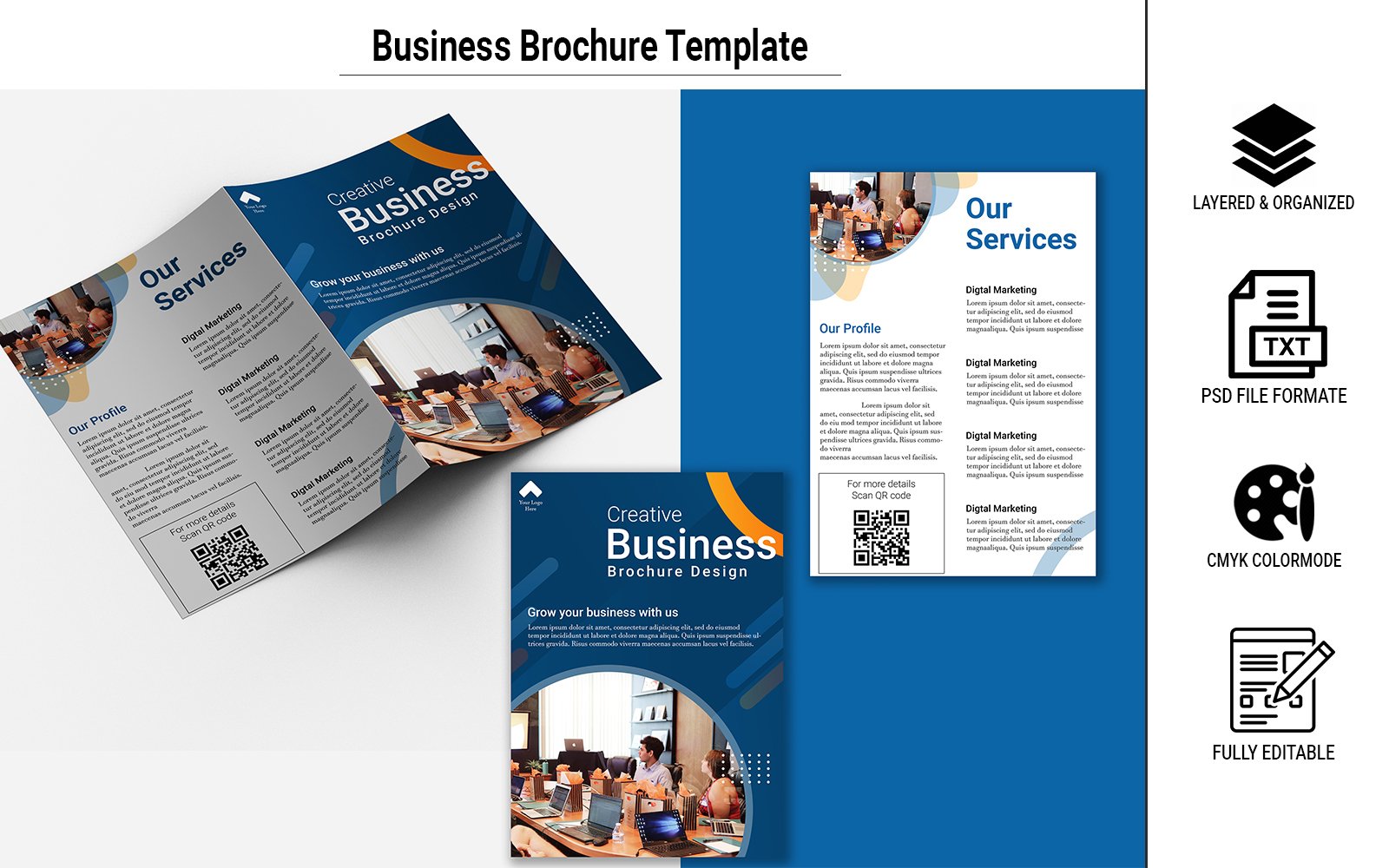 Template #224292 Brochure Business Webdesign Template - Logo template Preview