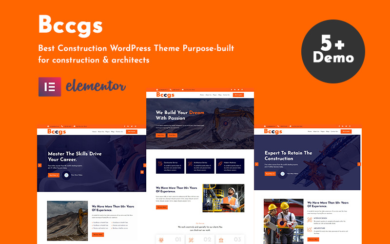 Bccgs- Construction WordPress Theme