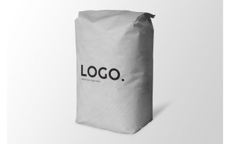 Organic Paper Bag Packaging Mockup
