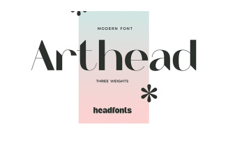 Arthead Modern Sans Serif Font - Arthead Modern Sans Serif Font