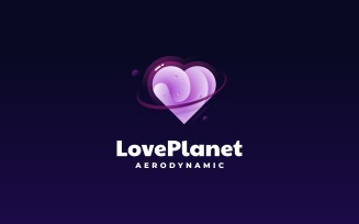 Love Planet Gradient Logo