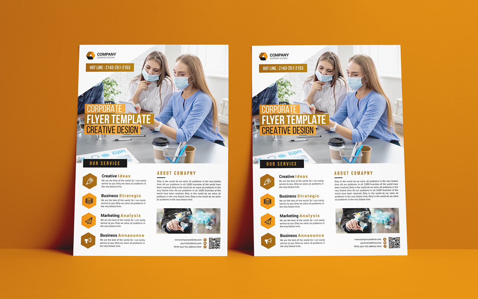 Template #224561 Flyer Corporate Webdesign Template - Logo template Preview