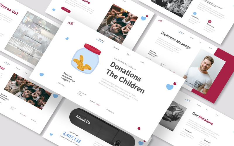 Charity & Donations Google Slides Template