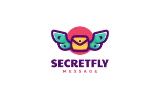 Secret Fly Simple Logo Style
