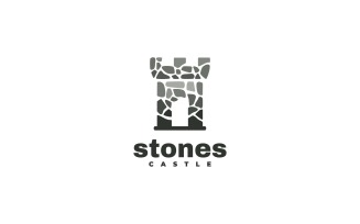 Stone Castle Simple Logo Style