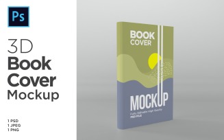 Book Cover Mockup 3d Rendering Illustration