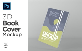 Booklet Cover Mockup 3d Rendering Illustration