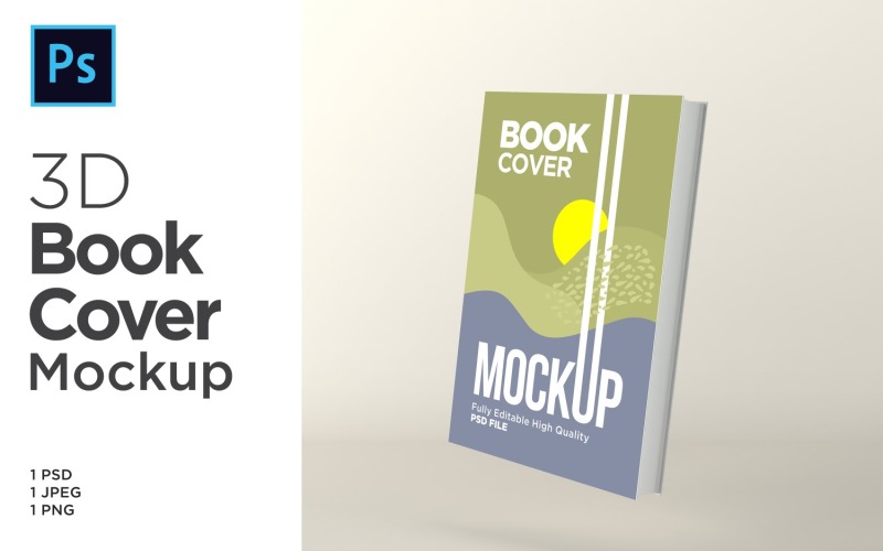 Catalog Book Cover Mockup 3d Rendering Illustration Product Mockup