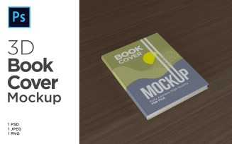 Catalog Book Cover Mockup Rendering Template