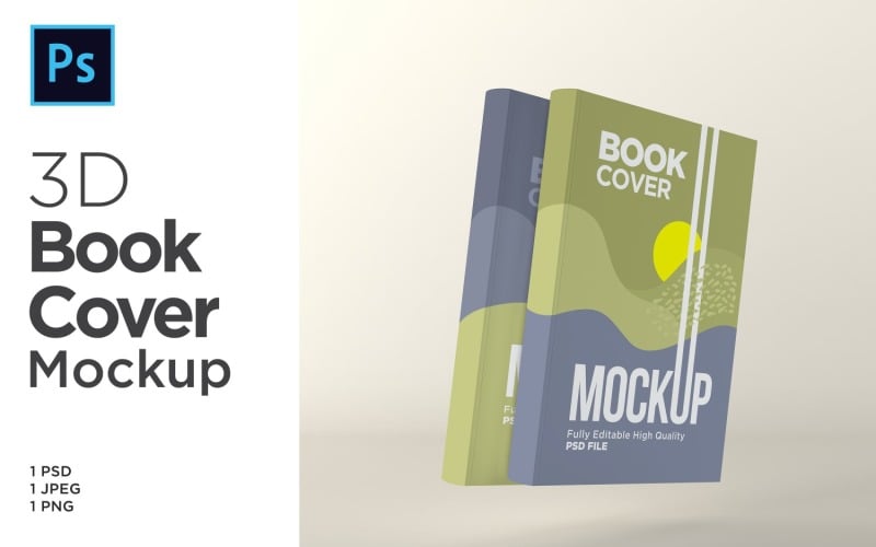 Catalog Book Cover Mockup template Product Mockup