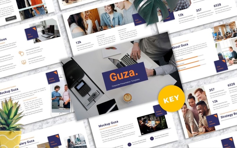 Guza - Corporates Keynote Keynote Template