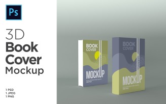 Two Books Cover PSD Mockup Template