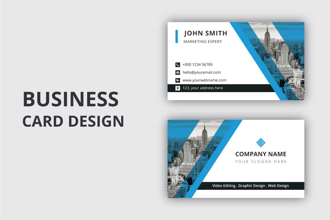 Template #224731 Business Card Webdesign Template - Logo template Preview
