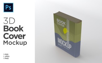 booklet Cover Mockup 3d Rendering template