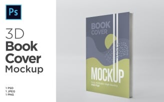Booklet Rendering Books Cover Mockup Template
