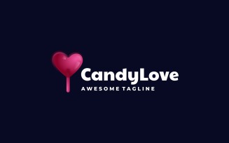 Candy Love Gradient Logo Style