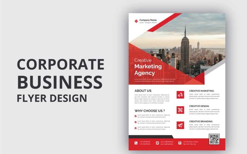 Creative Marketing Flyer Design Template Corporate Identity