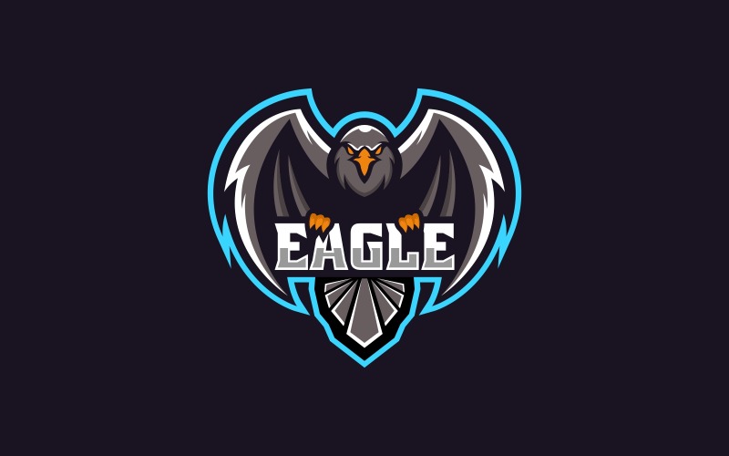 Eagle Sport and E sports Logo Template