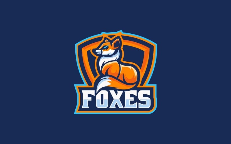 Fox Sport and E sport Logo Style Logo Template