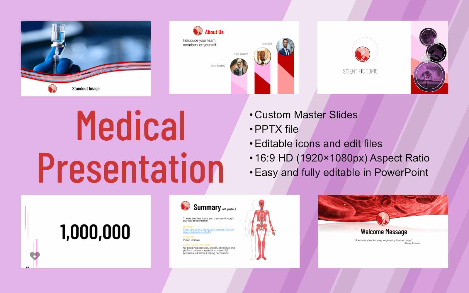 Template #224899 Presentation Medicine Webdesign Template - Logo template Preview