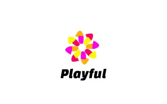 Playful Fun Kids Child Logo