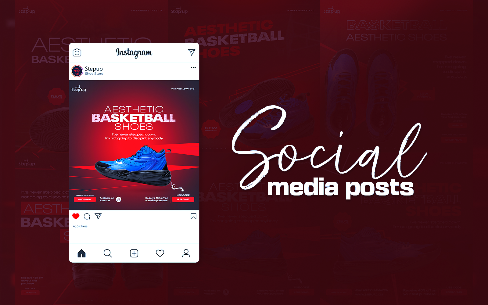Kit Graphique #224905 Socialmediatempates Instagramposts Web Design - Logo template Preview