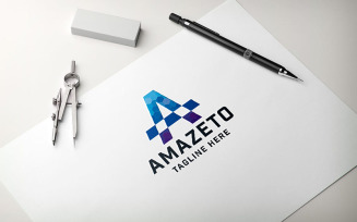 Amazeto Letter A Pro Logo